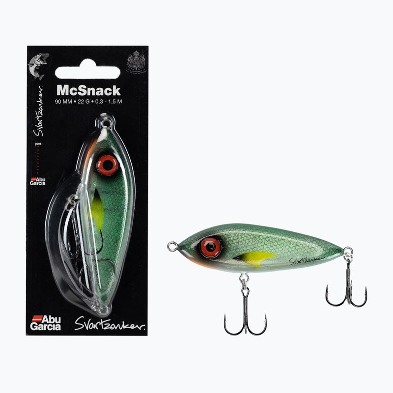 Abu Garcia McSnack grüner Blitz Wobbler 1517081