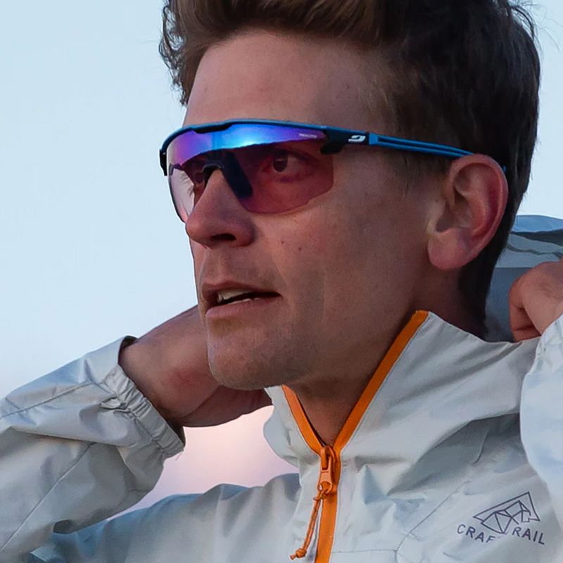 Julbo Ultimate Reactiv 1-3 High Contrast matt blau/schwarz Fahrradbrille 7
