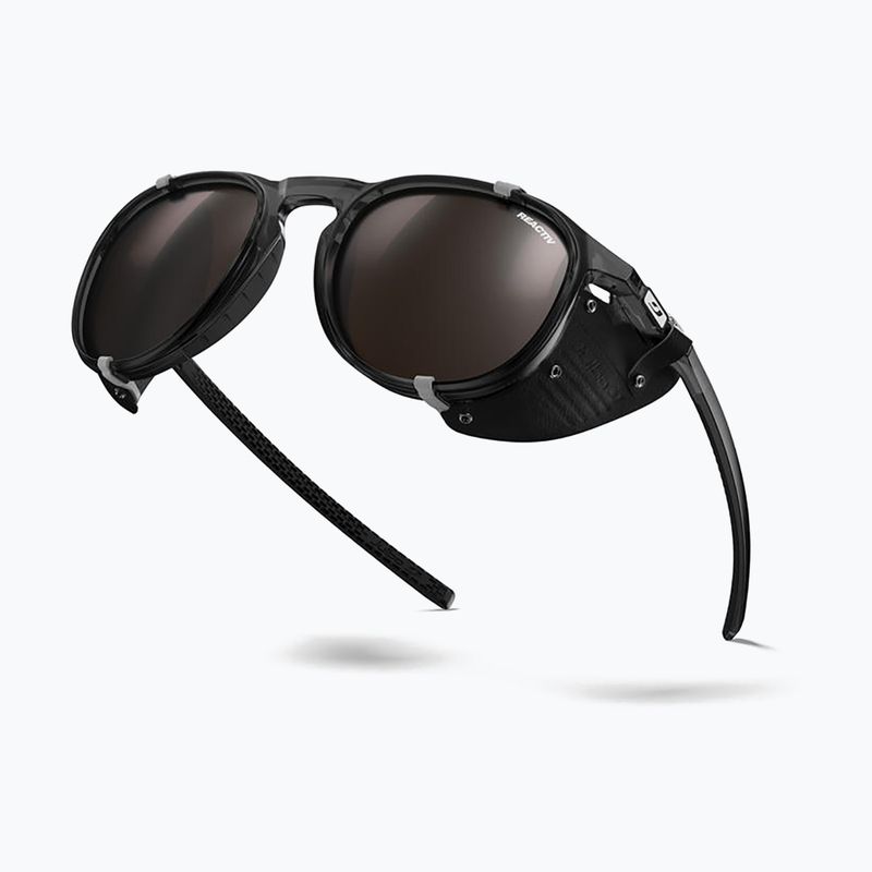 Julbo Millenium Reactiv Polarized glänzend transluzent schwarz/schwarz/weiß Sonnenbrille 6