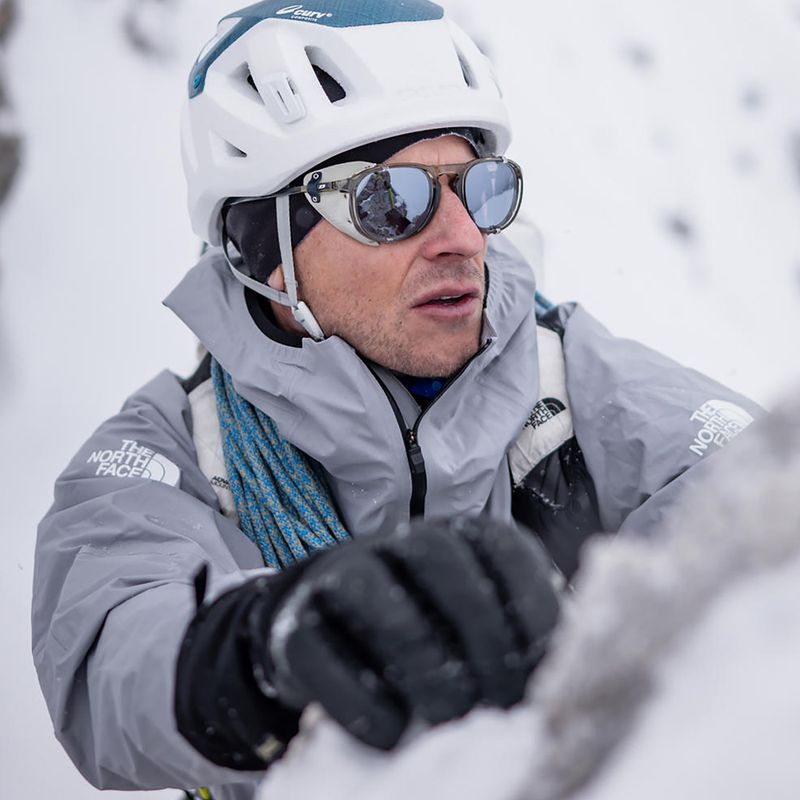 Sonnenbrille Julbo Millenium Polarized HD shiny transparent army green/white/blue 10