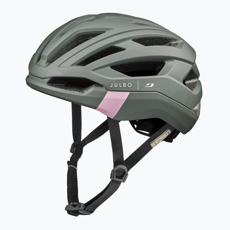Julbo Fast Lane Armee grün/rosa Fahrradhelm