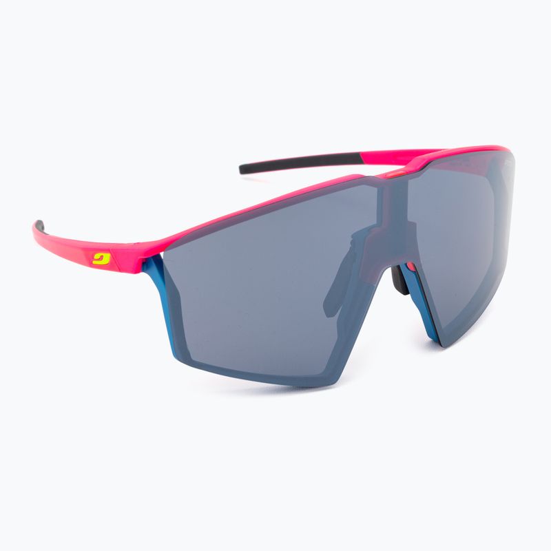 Julbo Edge Spectron 3 fluo rosa/blau/silbern blinken Sonnenbrille 2