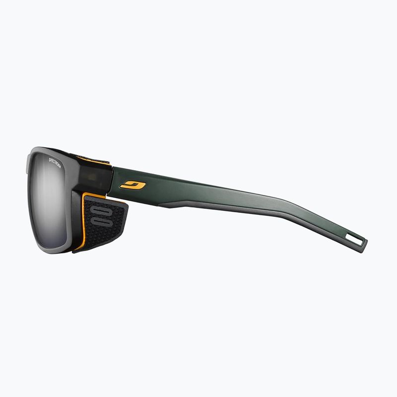Sonnenbrille Julbo Shield Spectron matt translucent dark green/orange 3
