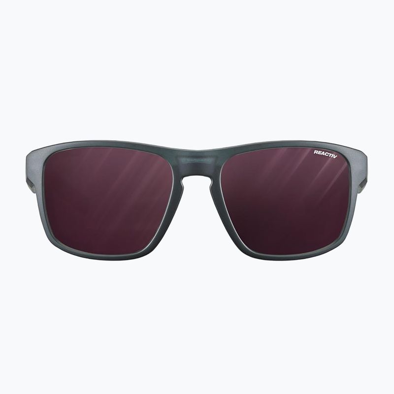 Julbo Shield Reactiv High Contrast transluzente schwarz/blau/weiß Sonnenbrille 2