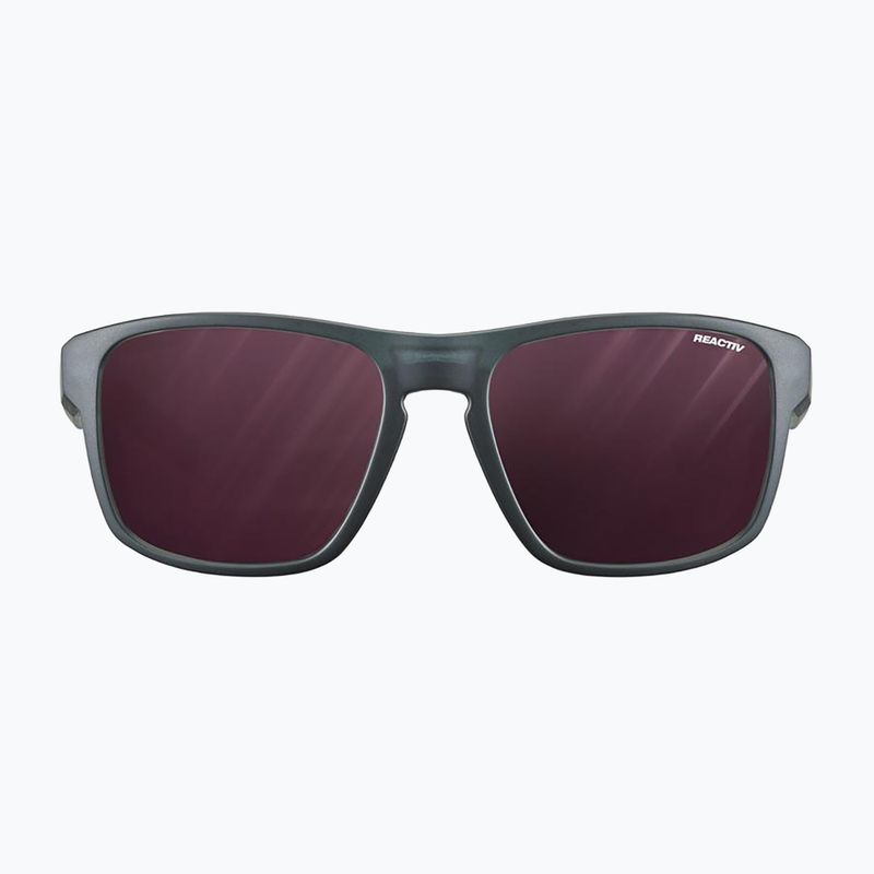 Julbo Shield M Reactiv High Contrast transluzent schwarz/blau/weiß Sonnenbrille 2