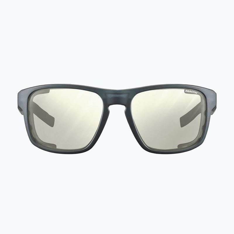 Julbo Shield M Reactiv High Contrast transluzent schwarz/blau/weiß Sonnenbrille 3