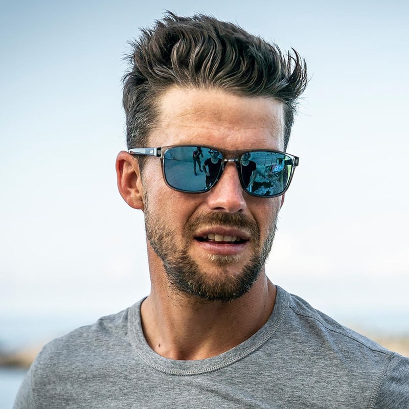 Sonnenbrille Julbo The Streets Polarized HD shiny translucent grey/blue 4