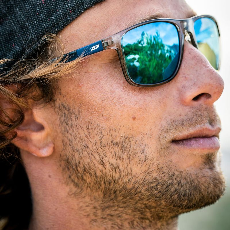 Sonnenbrille Julbo The Streets Polarized HD shiny translucent grey/blue 5