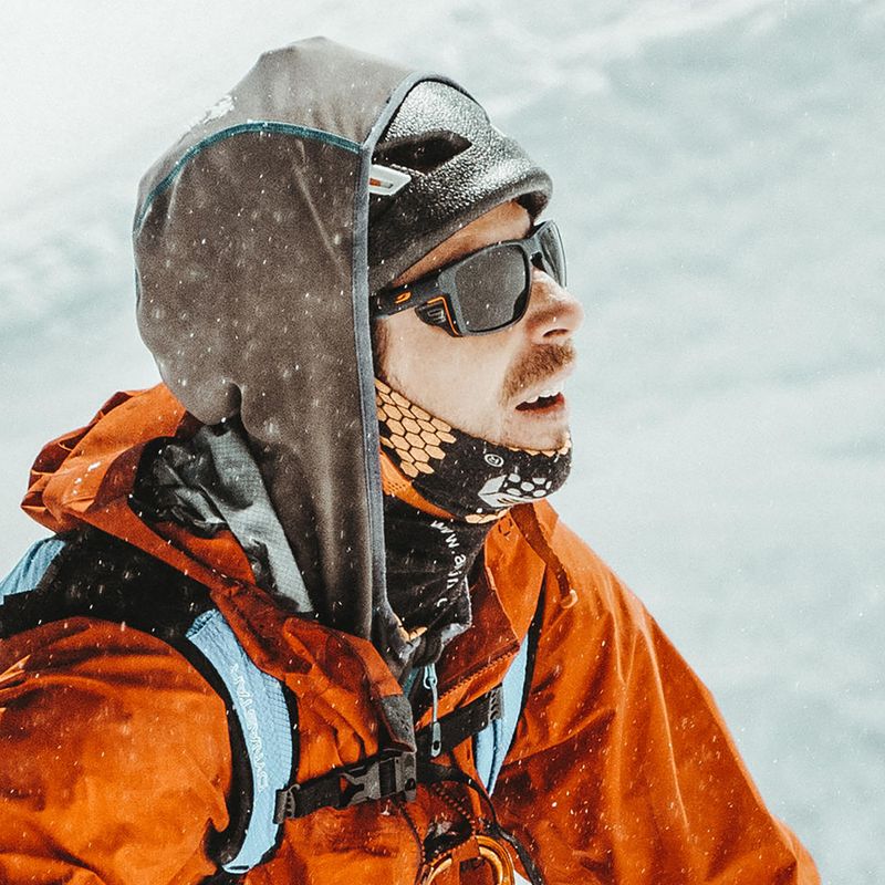 Sonnenbrille Julbo Shield Reactiv Polarized matt dark blue/orange 6