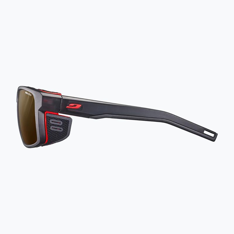 Julbo Shield Reactiv Polarized schwarz/orange Sonnenbrille 4