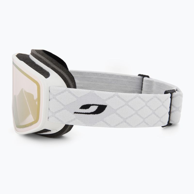 Skibrille Julbo Cyclon Reactiv High Contrast white/ flash pink 4