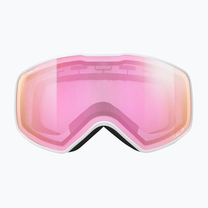 Skibrille Julbo Cyclon Reactiv High Contrast white/ flash pink 3