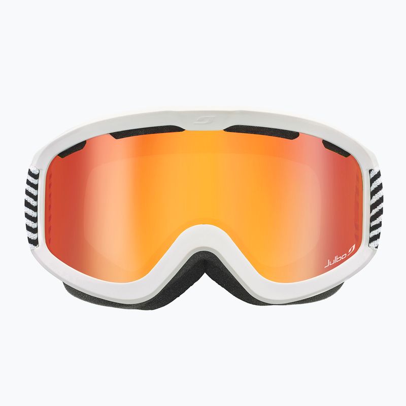 Julbo June Skibrille weiß/schwarz/gold-orange/flash-rot 2