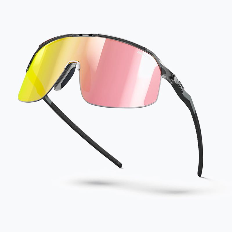 Julbo Density Reactiv glänzend transluzent schwarz/grau/Multilayer rosa gold Sonnenbrille 6