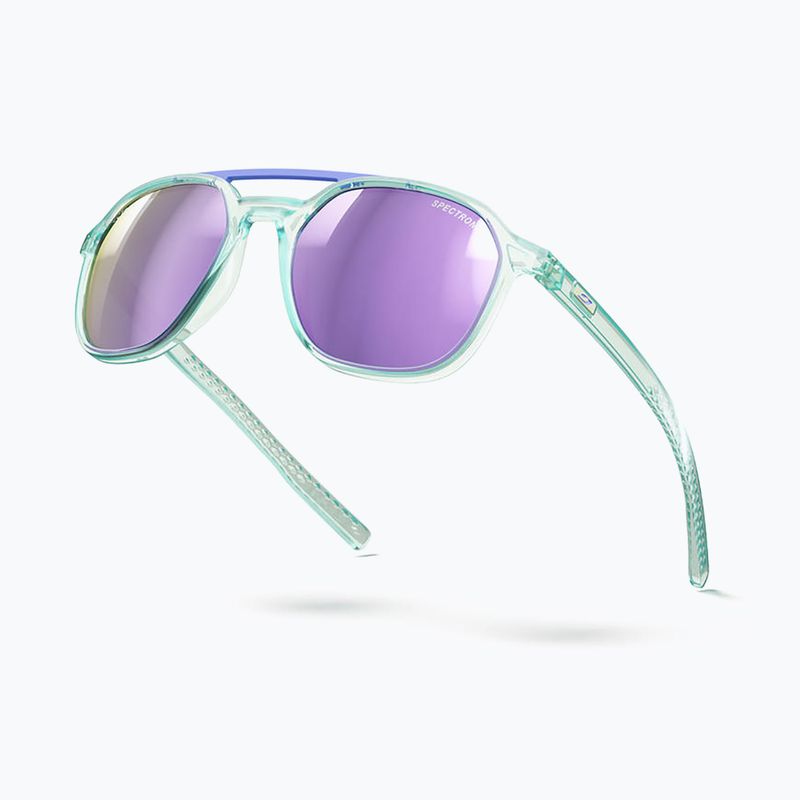Julbo Slack Cover Spectron glänzend transluzent mint/hellgrau Sonnenbrille 15