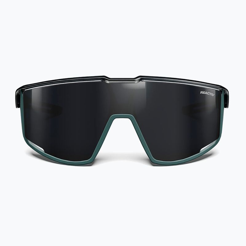 Sonnenbrille Julbo Fury Reactiv Performance shiny translu black/matt green 2