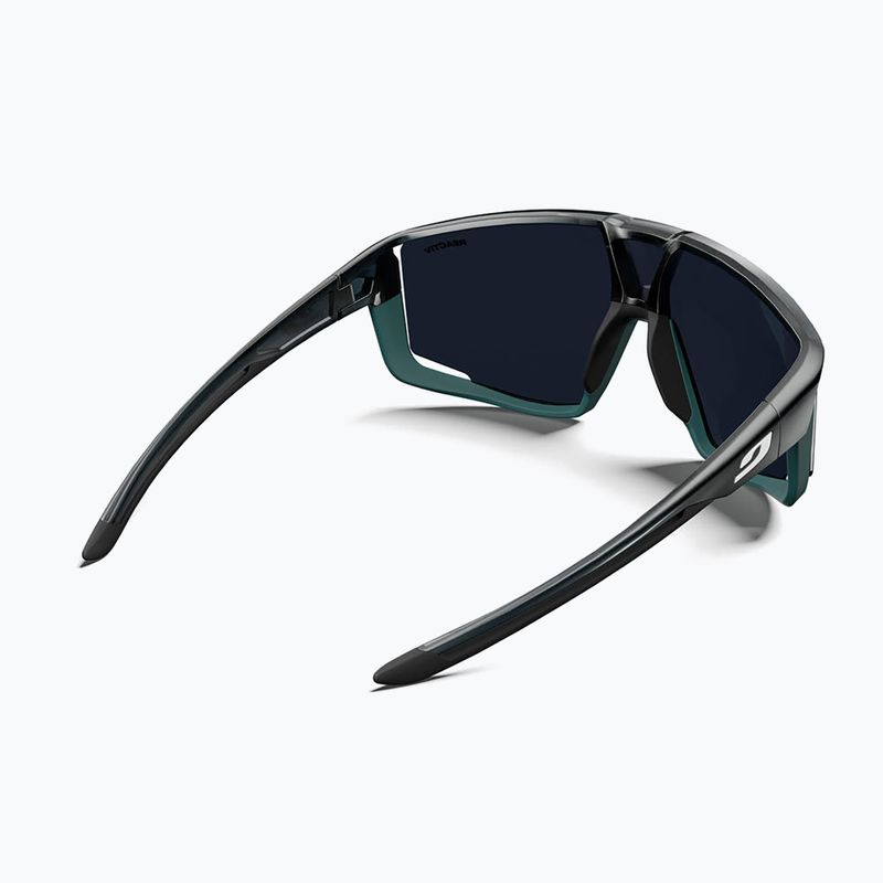 Sonnenbrille Julbo Fury Reactiv Performance shiny translu black/matt green 5
