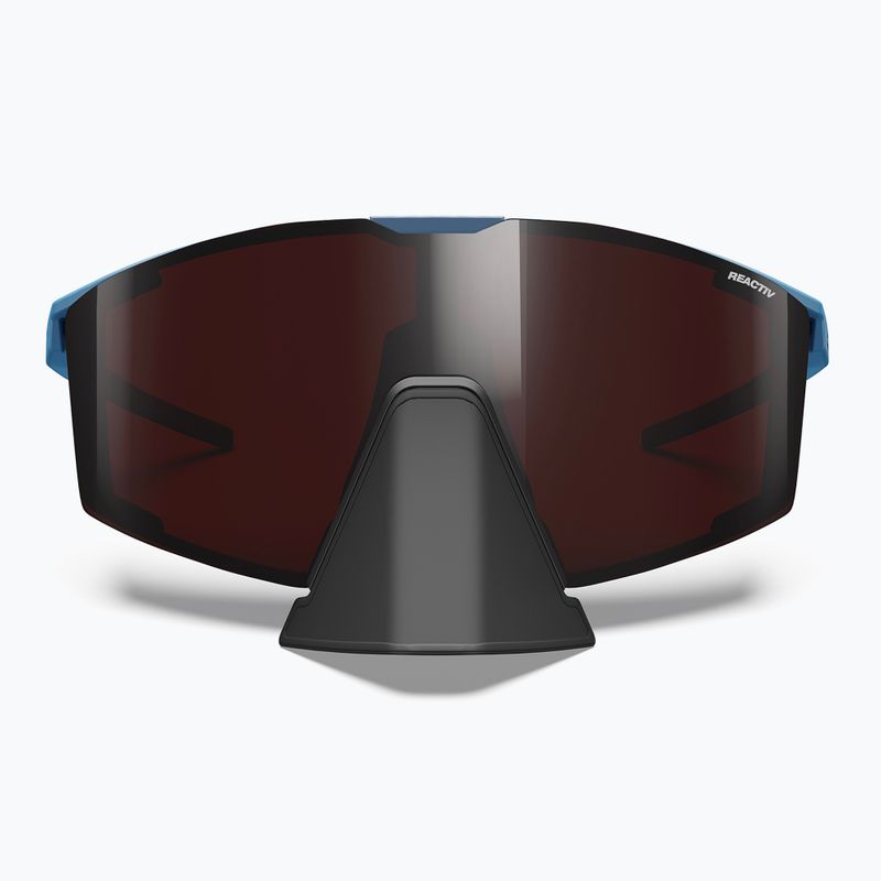 Sonnenbrille Julbo Edge Cover Reactiv S0-S4 High Contrast blue/grey 4