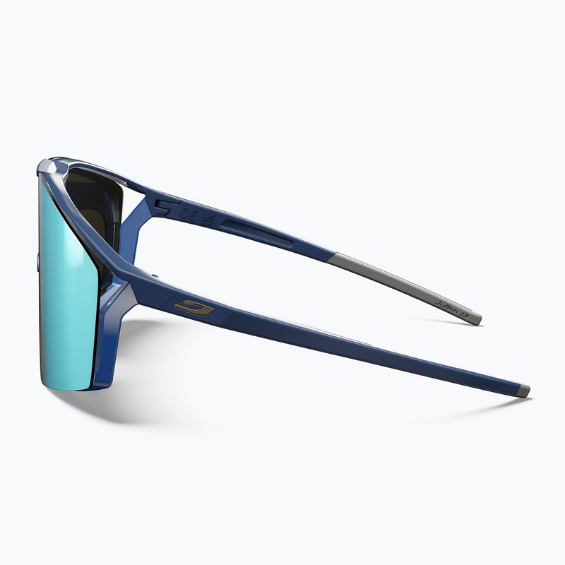 Sonnenbrille Julbo Edge Cover Polarized HD S4 matt blue/matt grey 3