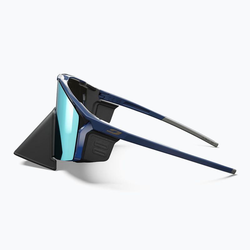 Sonnenbrille Julbo Edge Cover Polarized HD S4 matt blue/matt grey 4