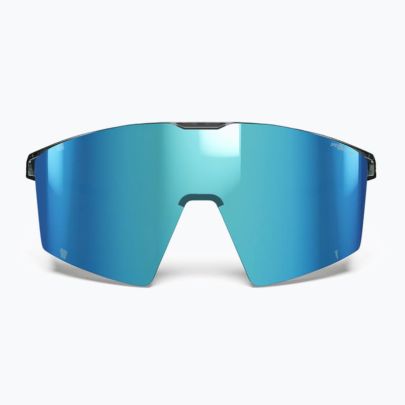 Sonnenbrille Julbo Edge Cover Polarized HD matte fluorescent yellow/shiny transparent black 2