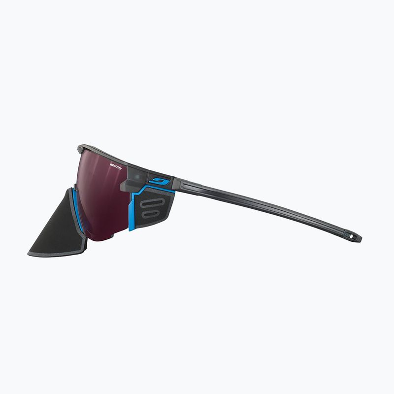 Julbo Ultimate Cover Reactiv High Contrast schwarz/blau Sonnenbrille 6
