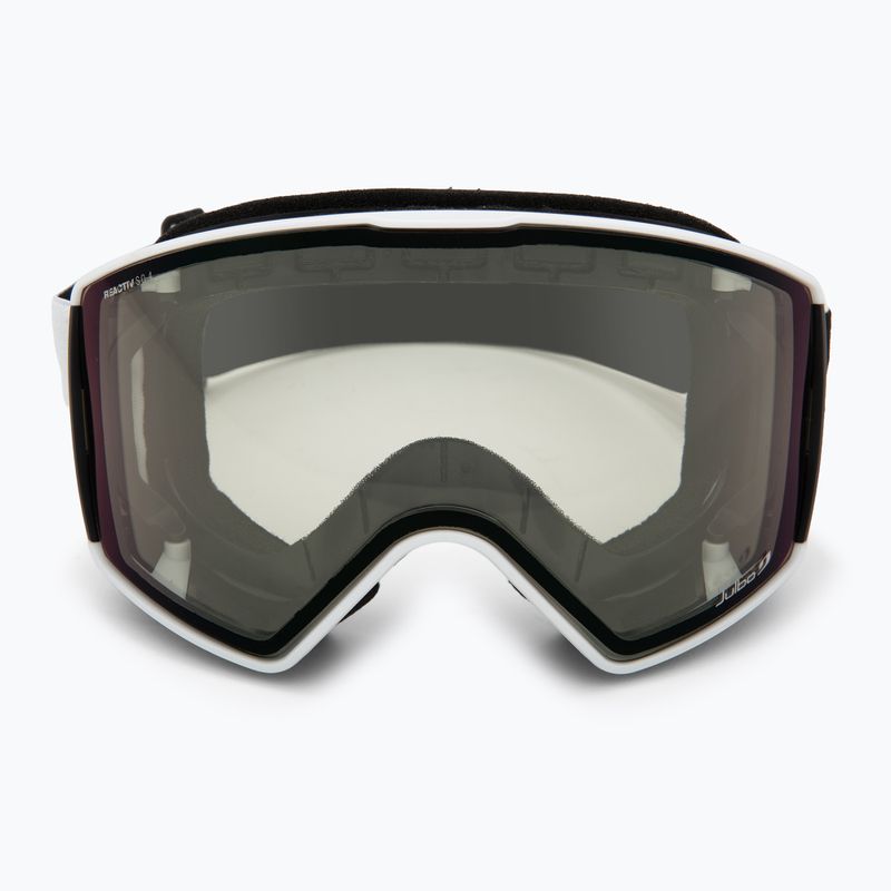 Skibrille Julbo Launcher Reactiv High Contrast white/black/flash purple 2