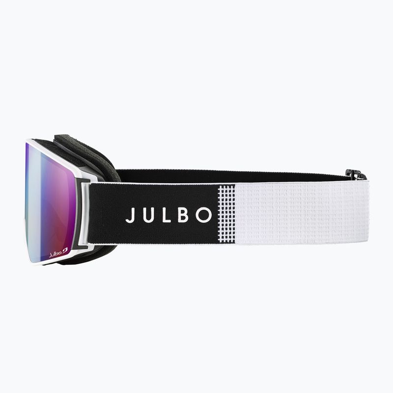 Skibrille Julbo Launcher Reactiv High Contrast white/black/flash purple 4
