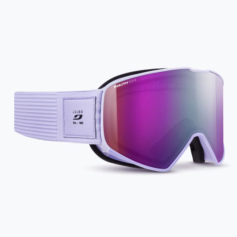 Skibrille Julbo Cyrius-X Reactiv High Contrast light purple/flash purple