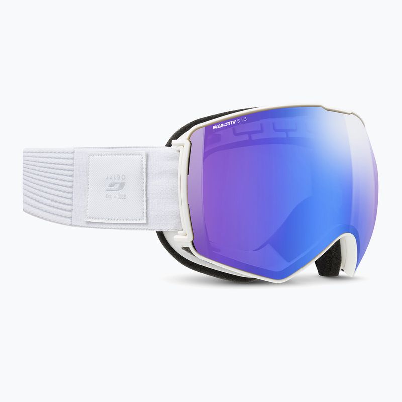 Skibrille Julbo Lightyear Reactiv High Contrast white/flash blue 5