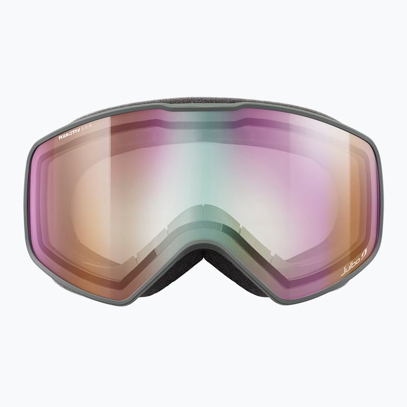 Skibrille Julbo Cyclon Reactiv High Contrast dark green/flash purple 3