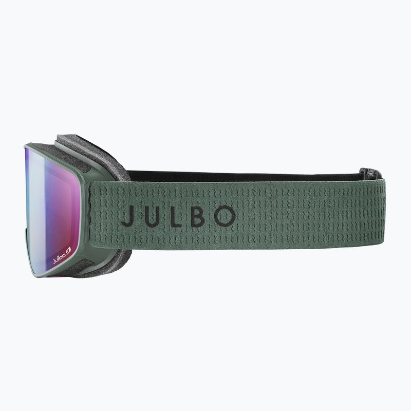Skibrille Julbo Cyclon Reactiv High Contrast dark green/flash purple 4
