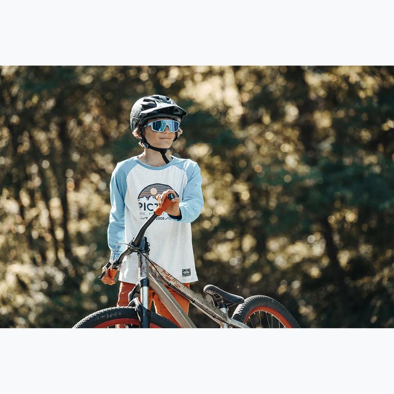 Kinder-Sonnenbrille Julbo Fury Junior Spectron matt blau/blau flash 6