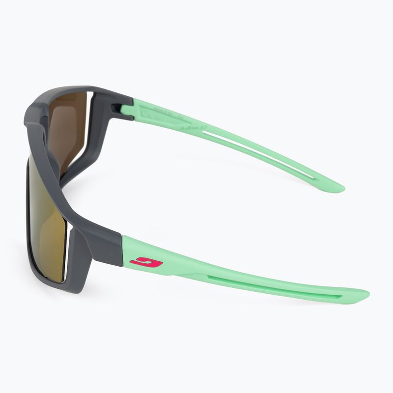 Kinder-Sonnenbrille Julbo Fury Junior Spectron mattgrau/mint/pink flash 4