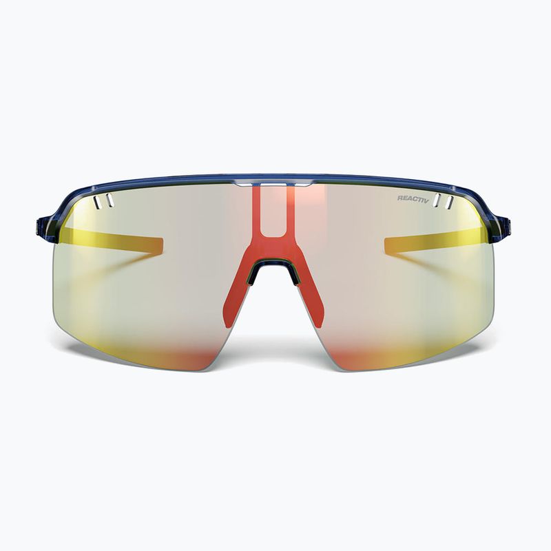 Sonnenbrille Julbo Intensity Reactiv Light Amplifier shiny translucent blue/black 3