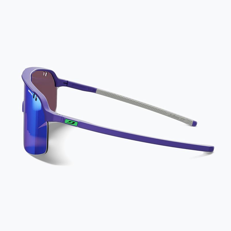 Sonnenbrille Julbo Intensity Reactiv High Contrast matt purple/gray/green 4