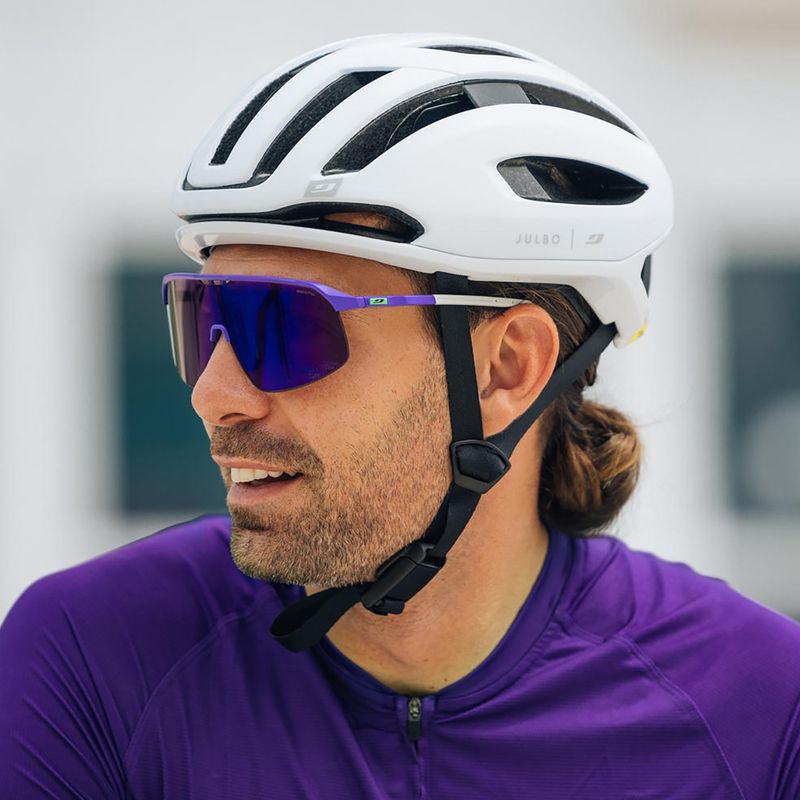 Sonnenbrille Julbo Density Reactiv High Contrast matt purple/gray/green 8