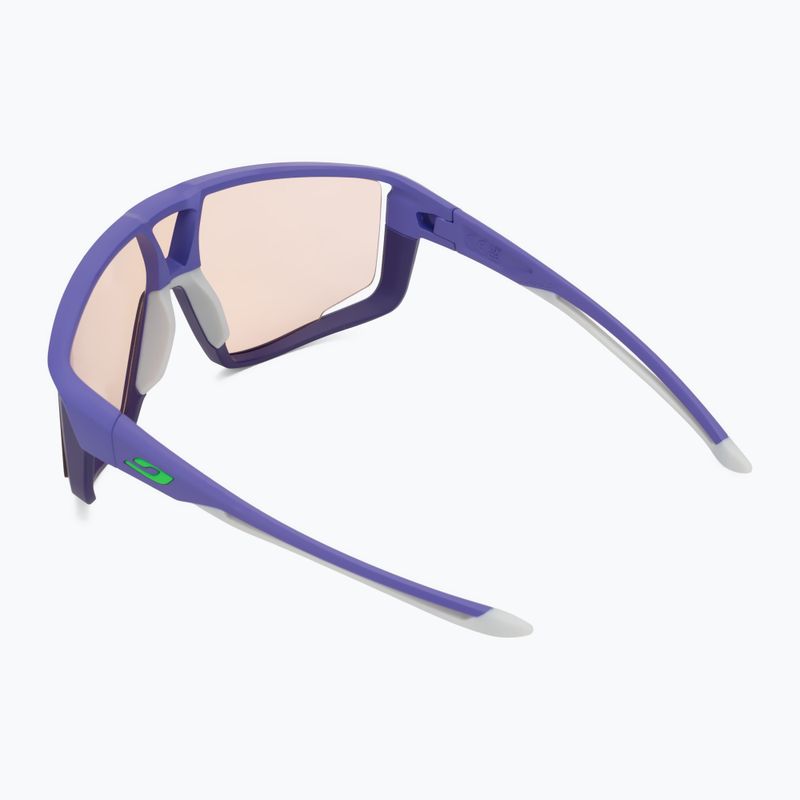 Sonnenbrille Julbo Fury Reactiv High Contrast matt purple/gray/green 2