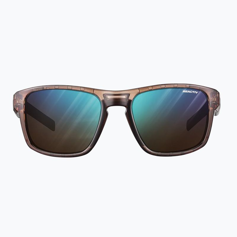 Sonnenbrille Julbo Shield M Reactiv shiny translu brown/matt brown 2