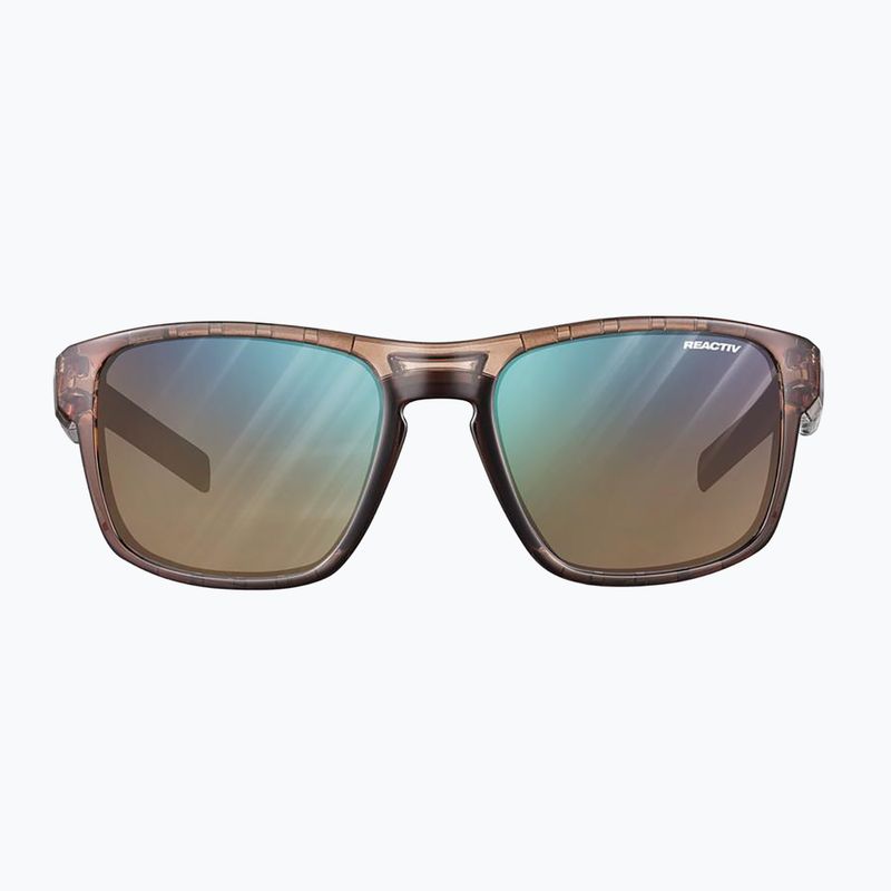 Sonnenbrille Julbo Shield M Reactiv shiny translu brown/matt brown 3