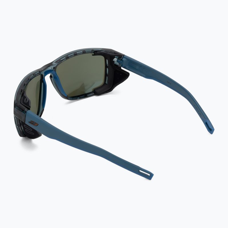 Sonnenbrille Julbo Shield Polar HD shiny translu blue/blue 3