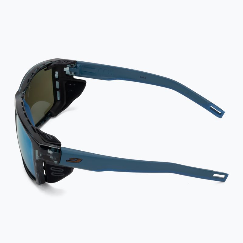 Sonnenbrille Julbo Shield Polar HD shiny translu blue/blue 5