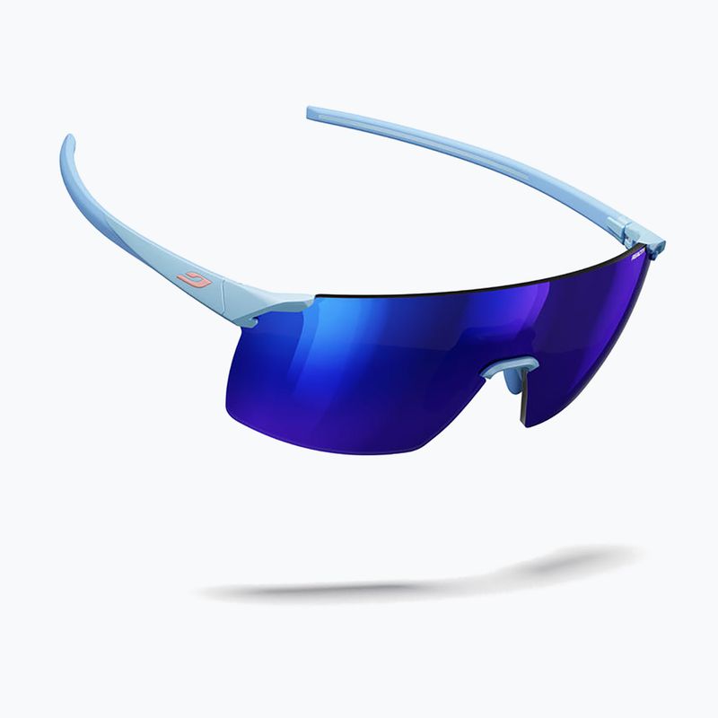Sonnenbrille Julbo Faster M Reactiv High Contrast matt light blue 6