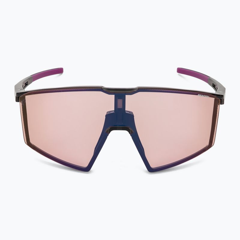 Sonnenbrille Julbo Edge Reactiv High Contrast shiny translu black/purple 4