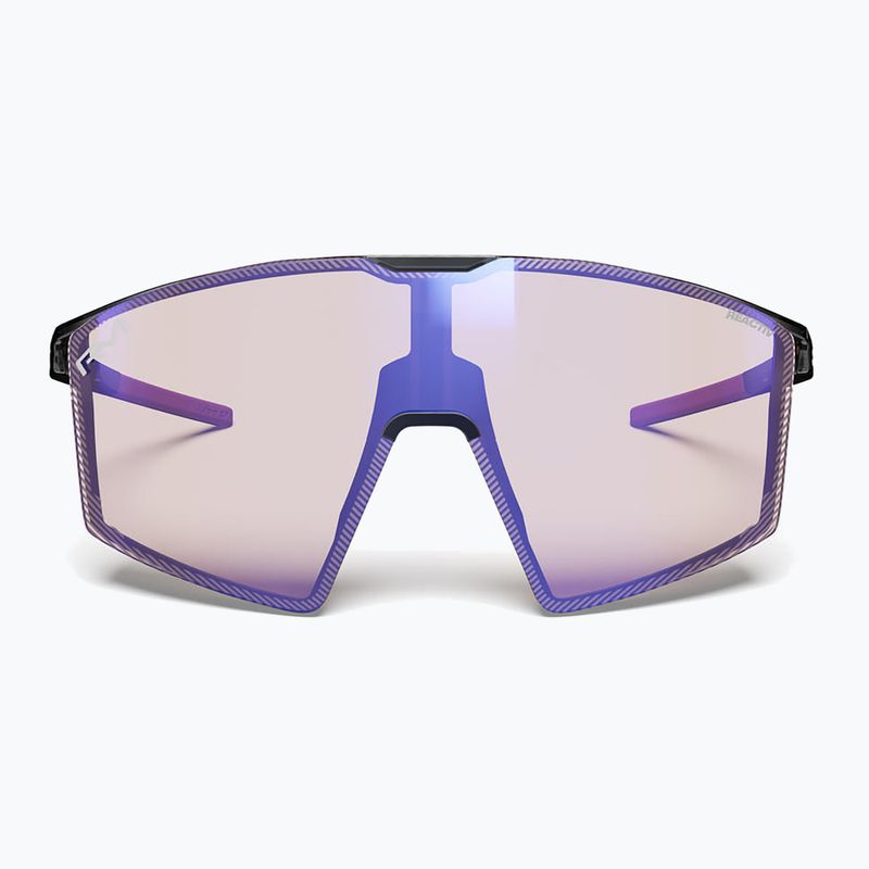 Sonnenbrille Julbo Edge Reactiv High Contrast shiny translu black/purple 3