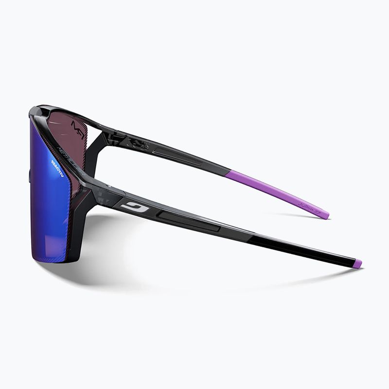 Sonnenbrille Julbo Edge Reactiv High Contrast shiny translu black/purple 4