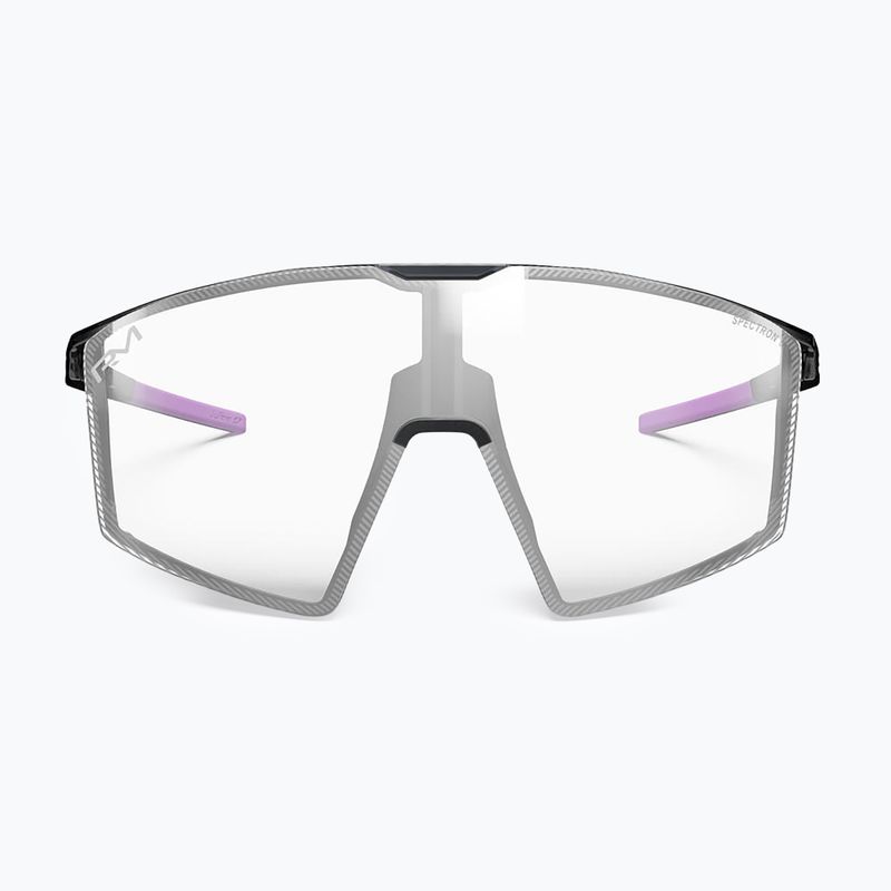 Sonnenbrille Julbo Edge Reactiv High Contrast shiny translu black/purple 8