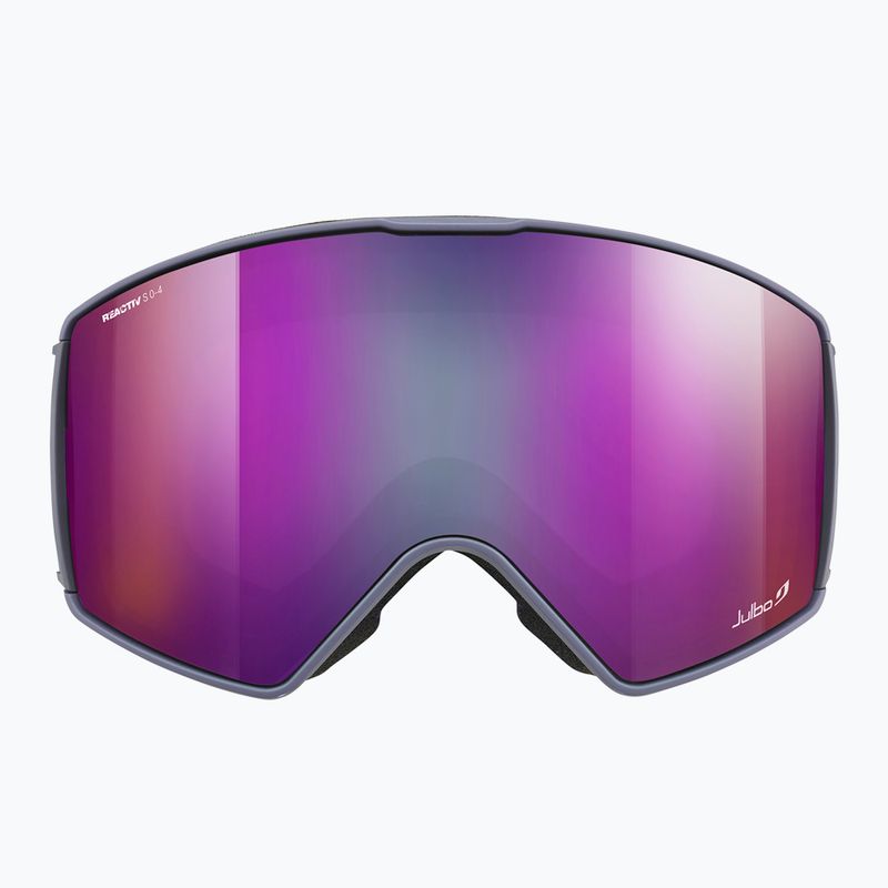 Skibrille Julbo Launcher Reactiv High Contrast dark blue/flash purple 3