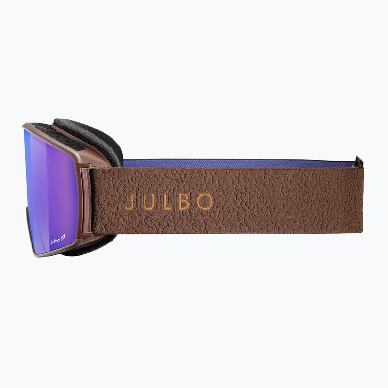 Skibrille Julbo Launcher Reactiv High Contrast brown/flash blue 5