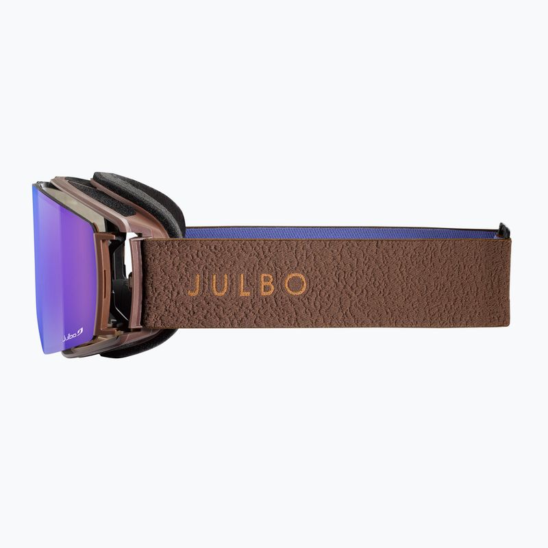 Skibrille Julbo Launcher Reactiv High Contrast brown/flash blue 6